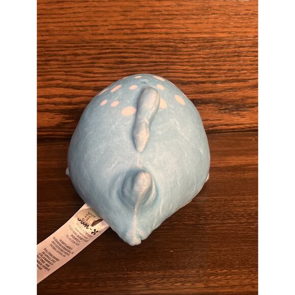 San-X, Sanrio Sumikkogurashi Plushie - Sea Animal Series - Whale Shark Tokage 6” - Picture 3 of 6